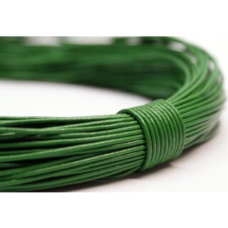 2,0mm Ziegenlederband, grün, rund