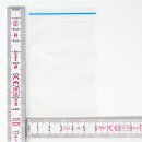 Druckverschlussbeutel, 60 x 80 mm, 50 µm, transparent, zu verschenken