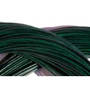 Antilopenlederband, 2,5mm, dunkelgrün, rund, 100m Bund