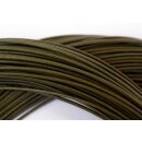 Antilopenlederband, 2,5mm, olivgrün, rund, 100m Bund