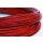 Antilopenlederband, 2,5mm, rot, rund, 100m Bund